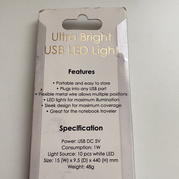 Sarina ultra bright usb led light New - Picture 4 of 4